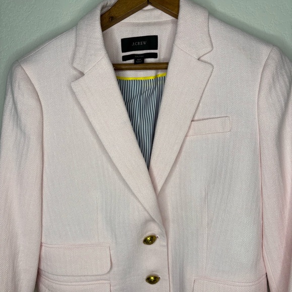 J. Crew Dalton Light Pink Women's Blazer - Picture 2 of 10